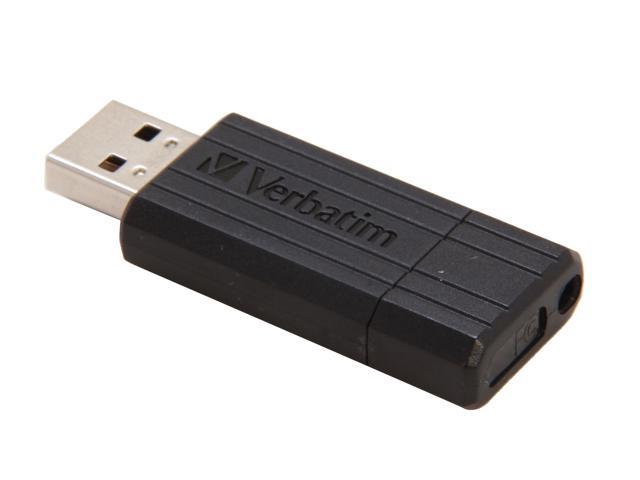 Også Tæller insekter så meget Verbatim Pinstripe 16GB USB 2.0 Flash Drive Model 49063 USB Flash Drives -  Newegg.com