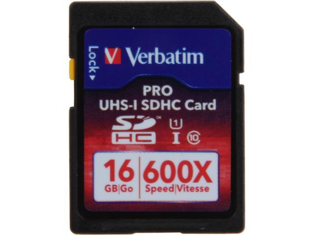 harpoon ankle Bless Verbatim PRO 16GB Secure Digital High-Capacity (SDHC) Flash Card -  Newegg.com