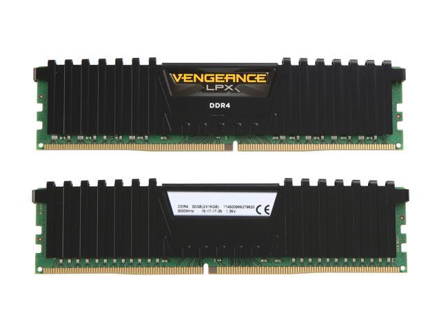 CORSAIR Vengeance LPX 32GB (2 x 16GB) DDR4 3000 (PC4 24000) Desktop
