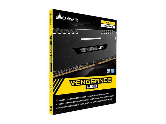 Vengeance LED 16GB (2 x 8GB) DDR4 3200 25600) Desktop Memory Model CMU16GX4M2D3200C16 Desktop Newegg.com