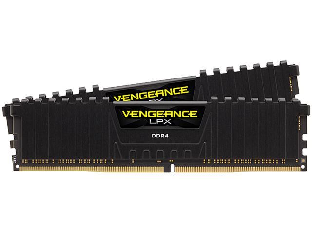 CORSAIR Vengeance LPX 16GB (2 x 8GB) 288-Pin PC RAM DDR4 3000 (PC4 24000) Desktop Memory Model CMK16GX4M2D3000C16