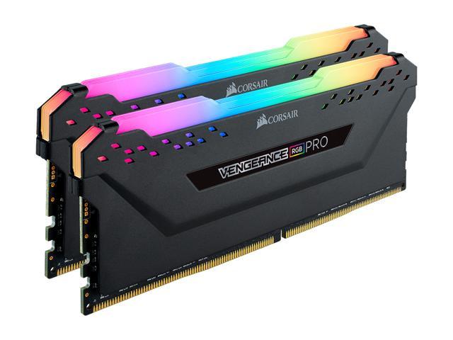 CORSAIR Vengeance RGB Pro 16GB (2 x 8GB) 288-Pin DDR4 DRAM DDR4 3000 (PC4  24000) Desktop Memory Model CMW16GX4M2C3000C15