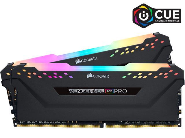CORSAIR Vengeance RGB Pro 16GB (2 x 8GB) 288-Pin DDR4 DRAM DDR4 3466 (PC4 27700) Desktop Memory Model CMW16GX4M2C3466C16