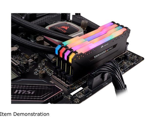 CORSAIR Vengeance RGB Pro 64GB (4 x 16GB) DDR4 3600 (PC4 28800