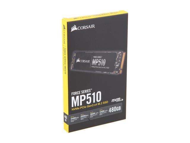 Corsair CSSD-F 480 gbmp 510 Force MP510 480GB nvme PCIe Gen3 x4 M.2 SSD Drive 