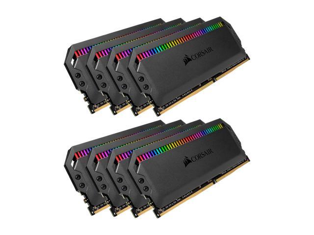 CORSAIR Dominator Platinum RGB 128GB (8 x 16GB) DDR4 3800 (PC4 30400 ...
