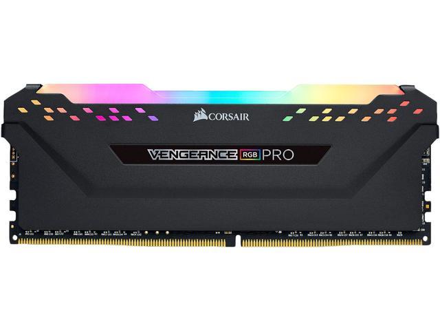 CORSAIR Vengeance RGB Pro (AMD Ryzen Ready) 8GB 288-Pin DDR4 3600 (PC4 28800) Desktop Memory Model CMW8GX4M1Z3600C18