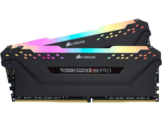 CORSAIR Vengeance RGB Pro 16GB (2 x 8GB) 288-Pin PC RAM DDR4 3600 (PC4 28800) Desktop Memory Model CMW16GX4M2D3600C16