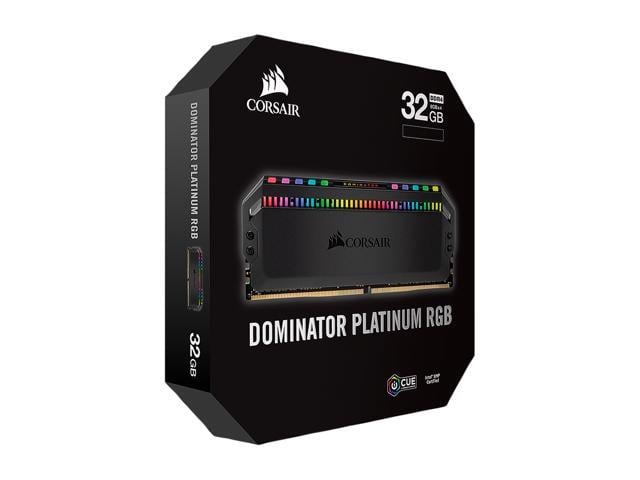 CORSAIR Dominator Platinum RGB 128GB (4 x 32GB) 288-Pin PC RAM