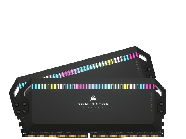 CORSAIR Dominator Platinum RGB 32GB (2 x 16GB) DDR5 6000 (PC5 48000) XMP 3.0 AMD EXPO Desktop Memory Model CMT32GX5M2D6000Z36