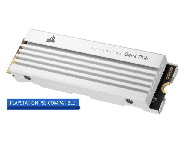 Corsair MP600 PRO LPX M.2 2280 1TB PCIe Gen4 x4 NVMe 1.4 3D TLC Internal Solid State Drive (SSD) CSSD-F1000GBMP600PLPW - Optimized for PS5