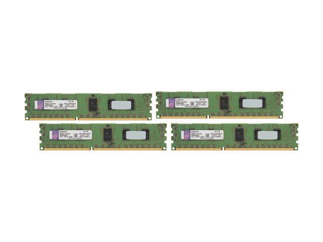 Kingston 8GB (4 x 2GB) ECC Registered DDR3 1333 Server Memory SR x8 1.35V Intel Model KVR13LR9S8K4/8I