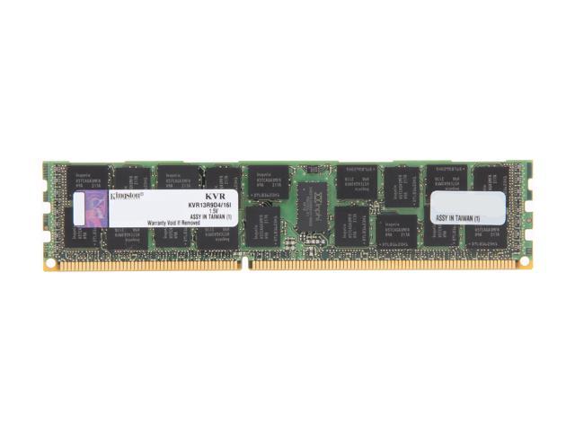 Kingston 16GB ECC Registered DDR3 1333 Server Memory DR x4 Intel Model KVR13R9D4/16I