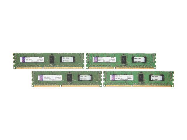 Kingston 8GB (4 x 2GB) ECC Registered DDR3 1333 Server Memory SR x8 Intel Model KVR13R9S8K4/8I