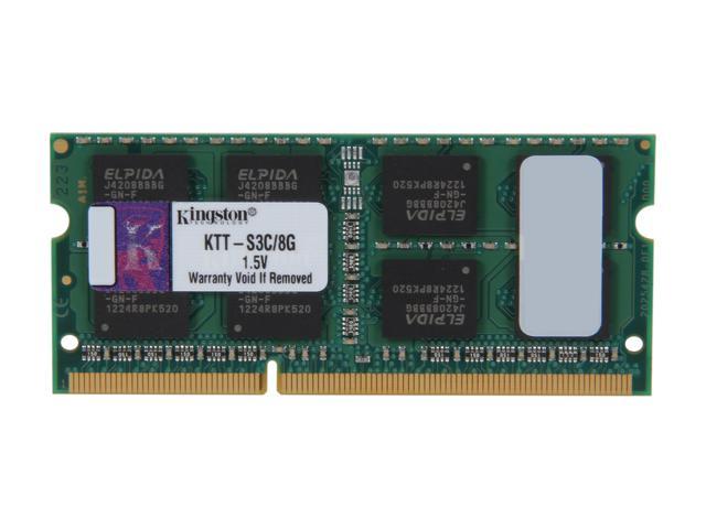 Kingston 8GB DDR3 1600 (PC12800) SODIMM System Specific Memory for Toshiba Model  KTT-S3C/8G