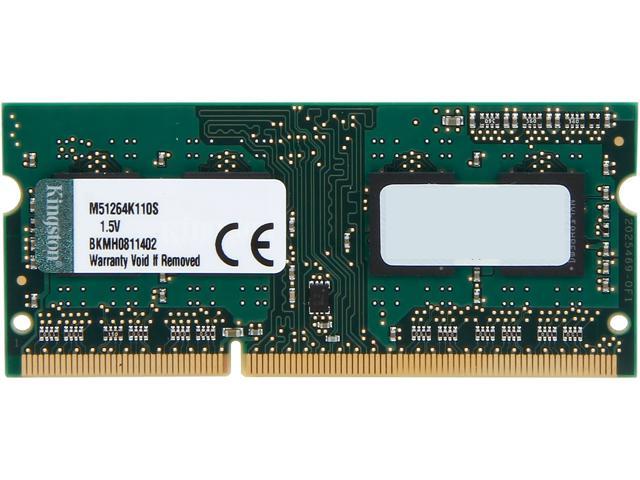 Kingston 4GB 204-Pin DDR3 SO-DIMM DDR3 1600 (PC3 12800) Laptop Memory Model M51264K110S