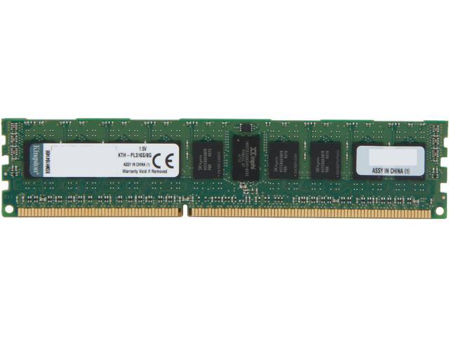 Kingston 8GB 240-Pin DDR3 SDRAM ECC DDR3 1600 (PC3 12800) System Specific Memory Model KTH-PL316S/8G