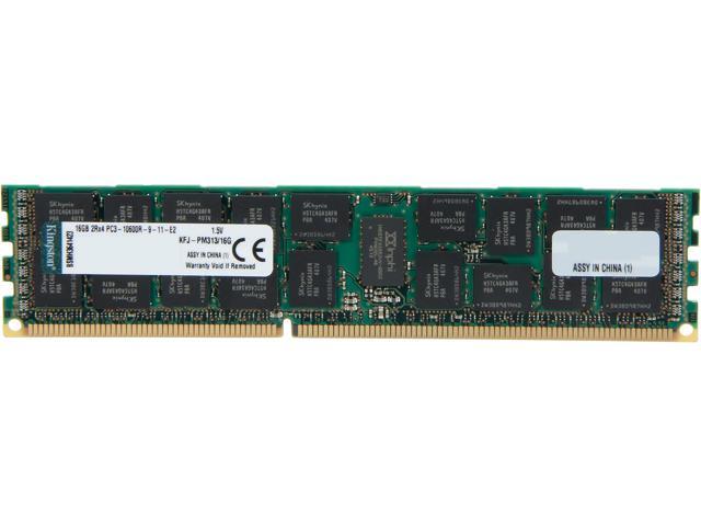 Kingston 16GB 240-Pin DDR3 SDRAM ECC Registered DDR3 1333 (PC3 10600) System Specific Memory Model KFJ-PM313/16G
