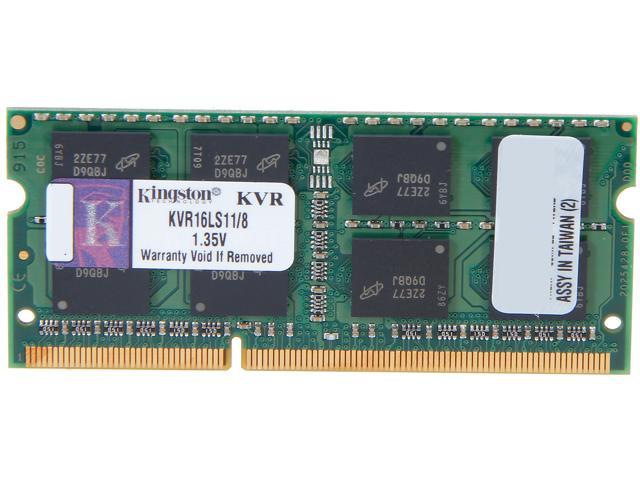 gastos generales asiático Exactitud Kingston 8GB 204-Pin DDR3 SO-DIMM DDR3L 1600 (PC3L 12800) Laptop Memory  Model KVR16LS11/8 Laptop Memory - Newegg.com