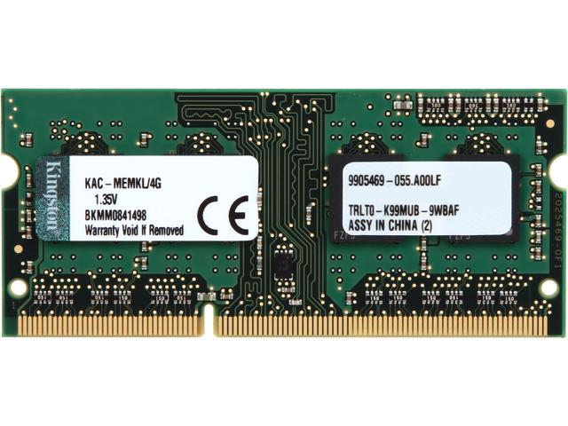 Kingston 4GB Unbuffered DDR3 1600 (PC3 12800) Memory Model KAC-MEMKL/4G