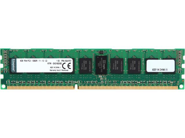 Kingston 8GB ECC Registered DDR3 1600 (PC3 12800) Server Memory Model KTM-SX316S/8G