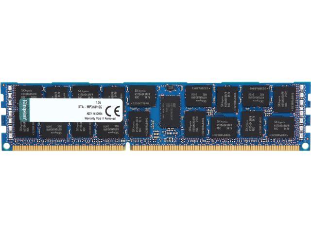 Kingston 16GB 240-Pin DDR3 SDRAM ECC Registered DDR3 1866 System Specific Memory Model KTA-MP318/16G