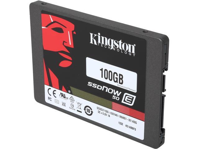 Kingston SSDNow E50 SE50S37/100G 2.5" 100GB SATA 6Gb/s MLC Enterprise Solid State Drive