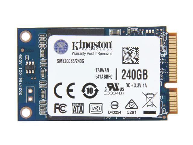 Kingston SSDNow mS200 mSATA 240GB SATA Solid Drive (SSD) SMS200S3/240G Internal SSDs Newegg.com
