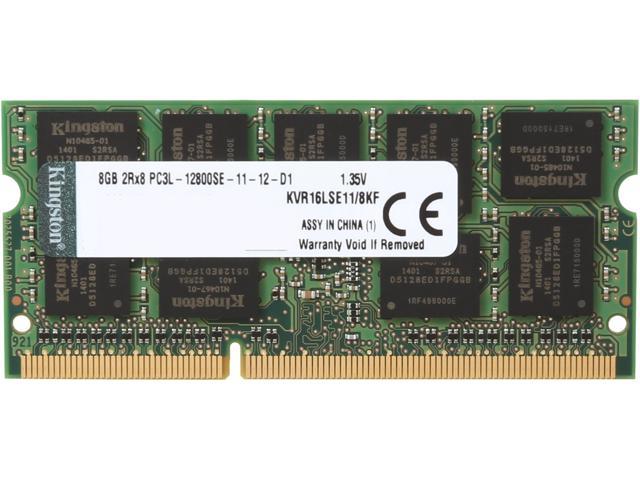 Kingston 8GB ECC Unbuffered DDR3 1600 (PC3 12800) Server Memory Model KVR16LSE11/8KF