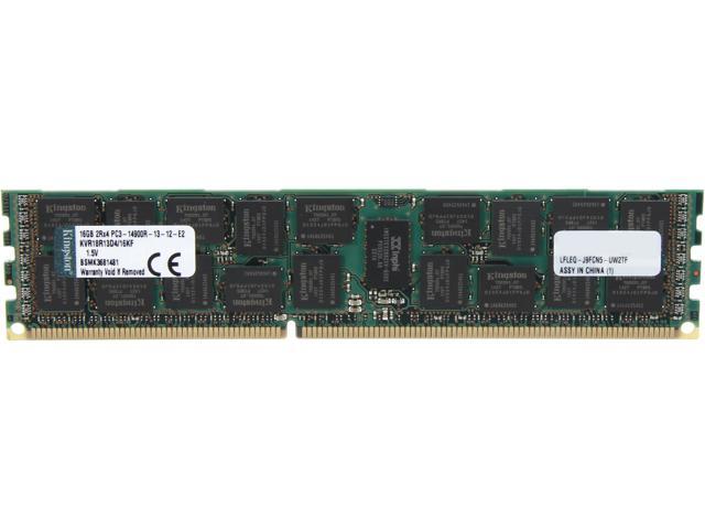 Kingston 16GB ECC Registered DDR3 1866 (PC3 14900) Server Memory Model KVR18R13D4/16KF