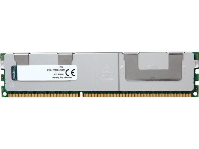 Kingston 32GB ECC Load Reduced DDR3 1600 (PC3 12800) Server Memory Model KTD-PE316LLQ/32G