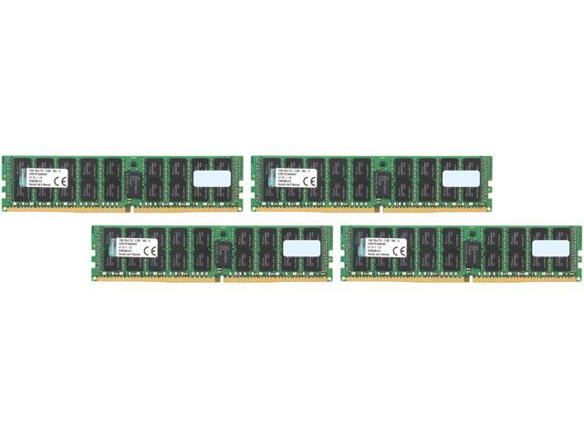 Kingston 64GB (4 x 16GB) ECC Registered DDR4 2133 (PC4 17000) Server Memory Model KVR21R15D4K4/64