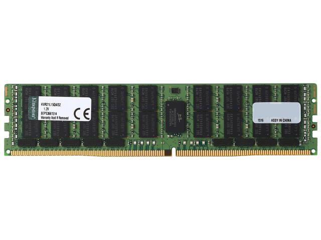 Kingston 32GB ECC Load Reduced DDR4 2133 (PC4 17000) Server Memory LRDIMM QR x4 w/TS Model KVR21L15Q4/32