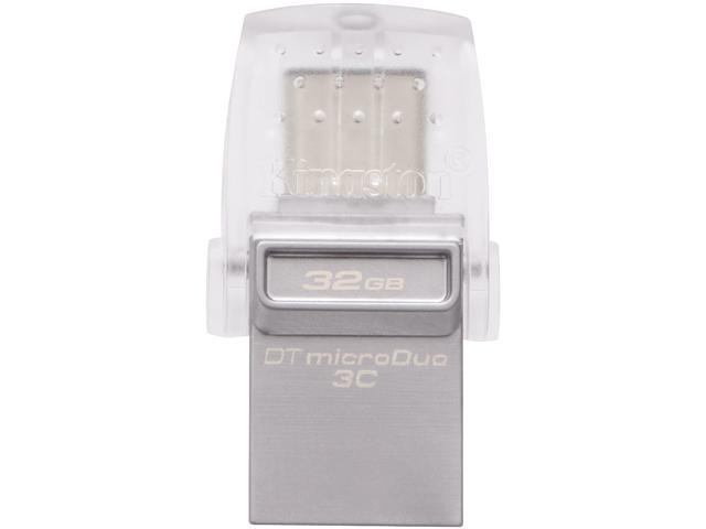 Kingston 32GB  Data Traveler DUO3C USB 3.0/3.1 + Type-C Flash Drive (DTDUO3C/32GB)