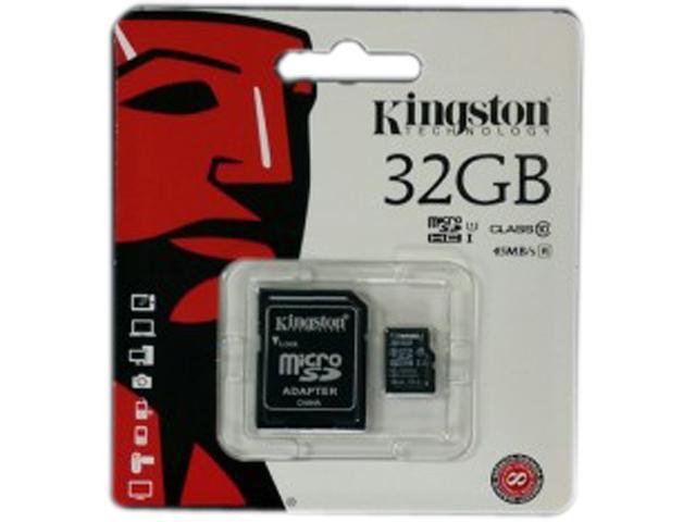 KINGSTON Micro SD 32GB 64GB 128GB Class 10 SDHC SDXC Memory Card & Adapter 