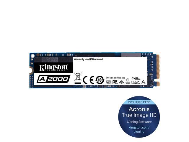 Vejhus Perioperativ periode lækage Kingston 500GB A2000 M.2 2280 NVMe Internal SSD PCIe Up to 2200 MB/s with  Full Security Suite SA2000M8/500G Internal SSDs - Newegg.com
