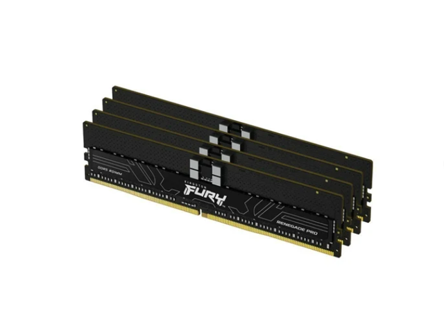 Kingston Fury Renegade Pro 64GB (4 x 16GB) ECC Registered DDR5 6400 ...