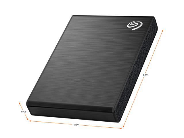 Seagate One Touch SSD 1TB External SSD Portable - Black, Speeds up