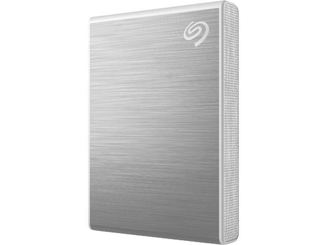 Seagate One Touch SSD 1TB External SSD Portable - Silver, Speeds up to 1030MB/s, with Android App, 1yr Mylio Create, 4mo Adobe Creative Cloud Photography Plan and Rescue Services (STKG1000401)