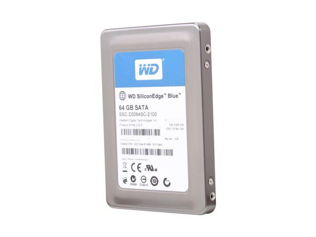 Western Digital SiliconEdge Blue 2.5" 64GB SATA II MLC Internal Solid State Drive (SSD) SSC-D0064SC-2100 - OEM