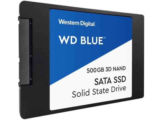 WD Blue 3D NAND 500GB Internal SSD - SATA III 6Gb/s 2.5