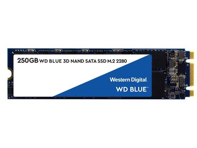 WDS2 WD Blue 3D NAND 250GB PC SSD SATA III 6 Gb/s 2.5"/7mm Solid State Drive 