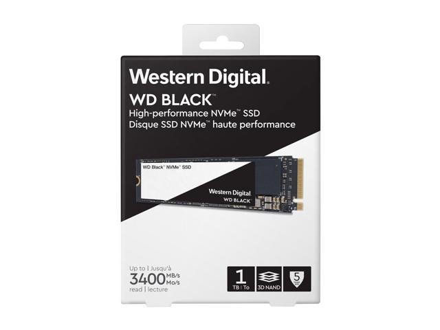 WD Black NVMe M.2 2280 1TB PCI-Express 3.0 x4 3D NAND Internal Solid