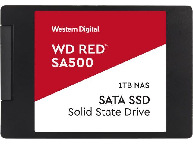 Western Digital WD Red SA500 2.5" 1TB SATA III 3D NAND Internal Solid State Drive (SSD) WDS100T1R0A