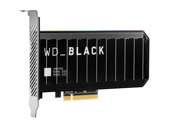 Up to 6500 MB//s WDS100T1X0L WD/_BLACK 1TB AN1500 NVMe Internal Gaming Solid State Drive SSD Add-in-Card Gen3 PCIe