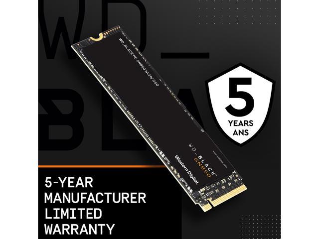 Western Digital WD BLACK SN850 NVMe M.2 2280 2TB PCI-Express 4.0 x4 3D NAND  Internal Solid State Drive (SSD) WDS200T1X0E