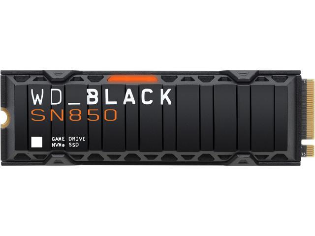 Western Digital WD BLACK SN850 NVMe M.2 2280 1TB PCI-Express 4.0 x4 3D NAND Internal Solid State Drive (SSD) WDS100T1XHE w/ Heatsink