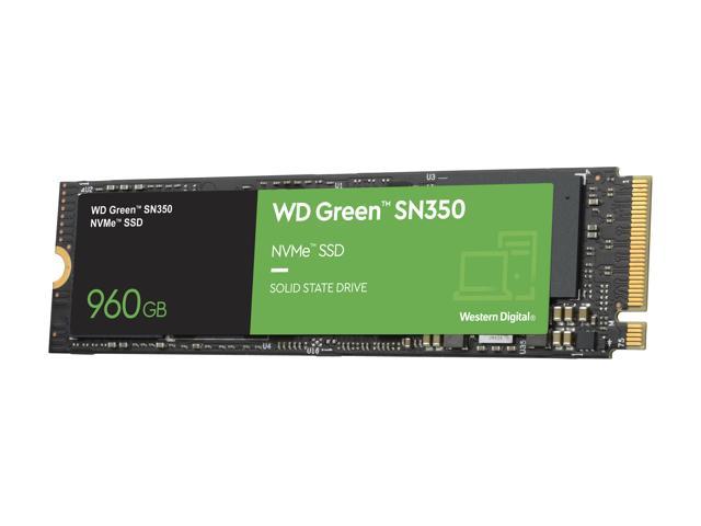 PC/タブレット PCパーツ Western Digital WD Green SN350 NVMe M.2 2280 960GB PCI-Express 3.0 x4  Internal Solid State Drive (SSD) WDS960G2G0C