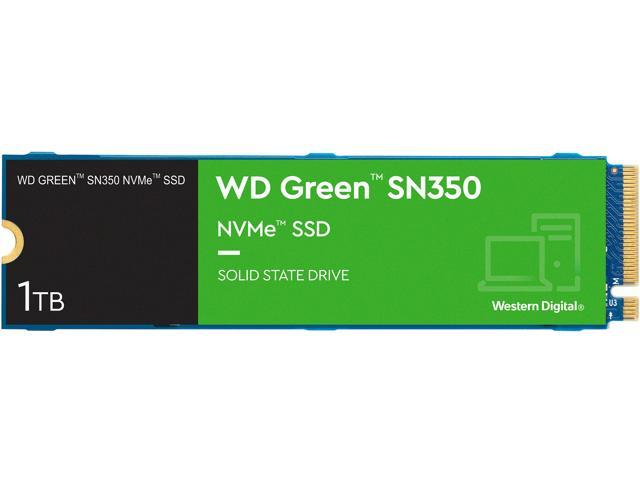 Western Digital WD Green SN350 NVMe M.2 2280 1TB PCI-Express 3.0 x4 Internal Solid State Drive (SSD) WDS100T3G0C
