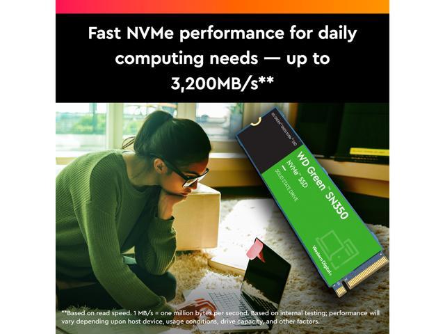 Western Digital WD Green SN350 NVMe M.2 2280 2TB PCI-Express 3.0 x4  Internal Solid State Drive (SSD) WDS200T3G0C